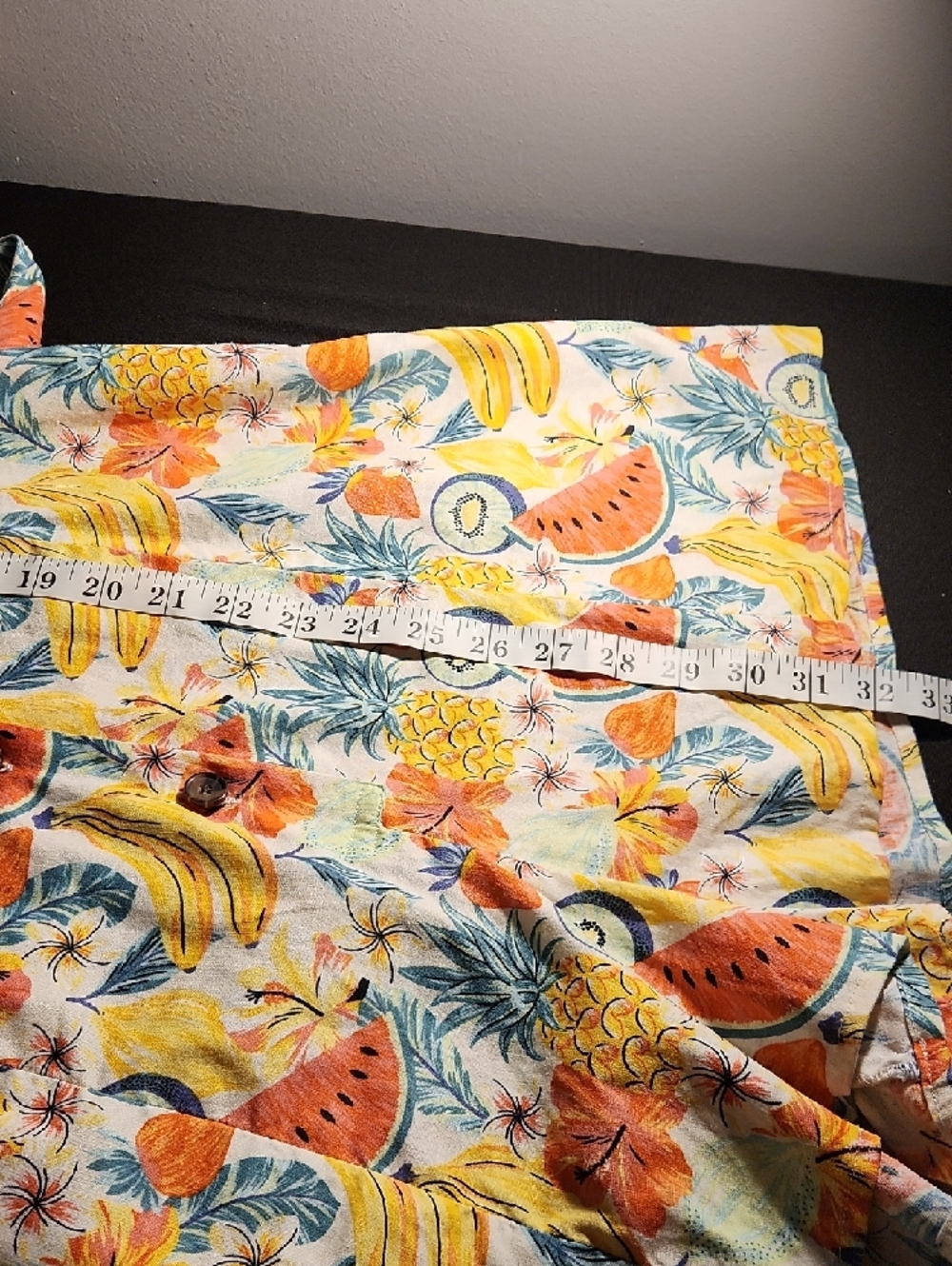 Marine Layer Camila Fruit Print Hemp Romper Size M Summer Resort Beach‎ Coastal - Picture 11 of 12